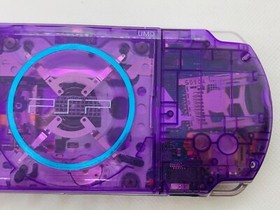 Sony PSP-3000 Playstation Portable Handheld Console Clear purple Customized