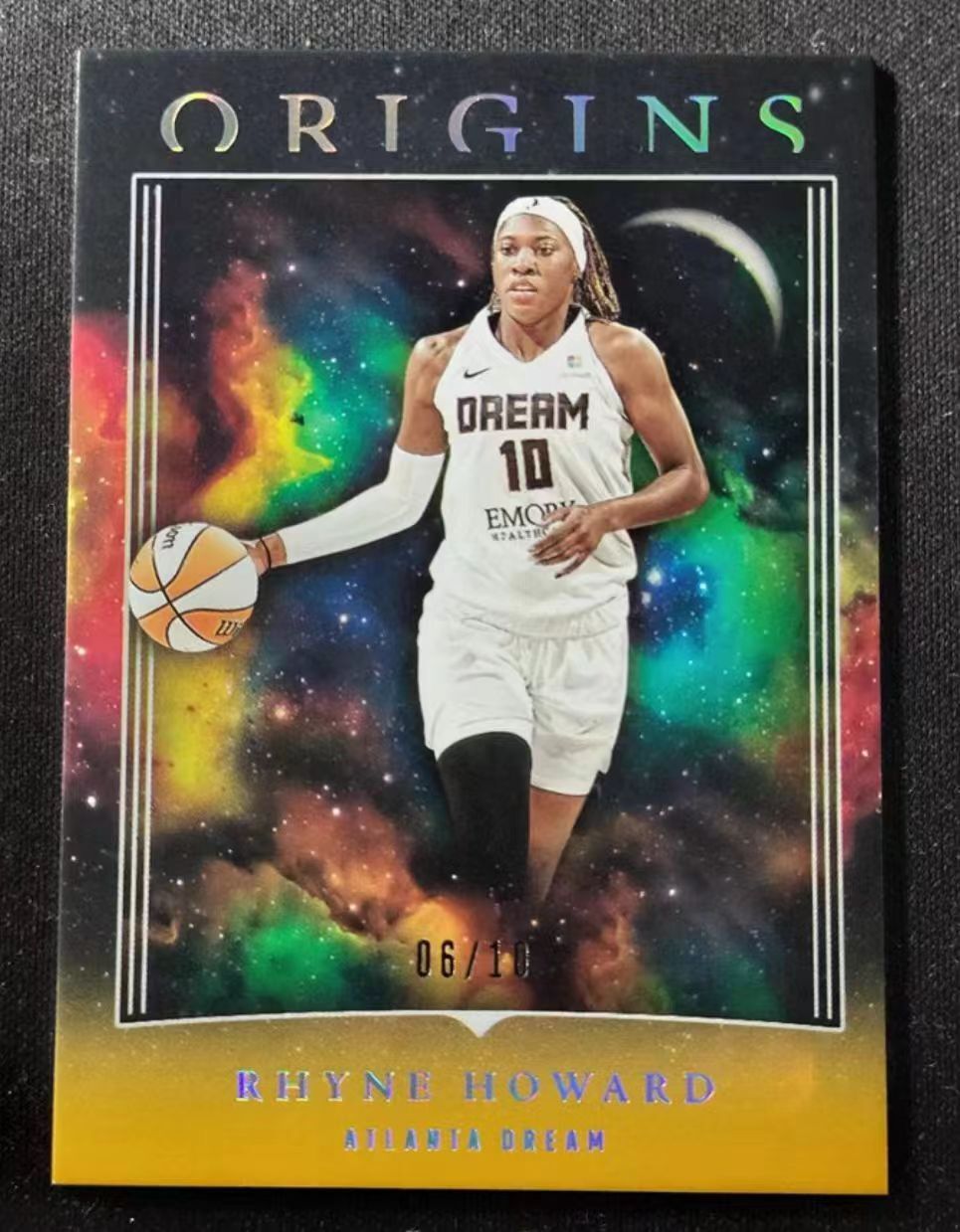 Rhyne Howard 2024 Panini WNBA Origins 06/10 Gold Atlania Deram #39