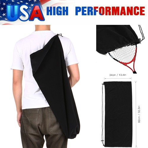 POWERTI Tennis Racquet Cover Bag Durable Tennis Racquet Carry Bag P7L8 - Picture 7 of 12