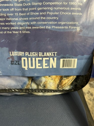 EAGLE American ANTHEM JAMES MEGER MOUNTAIN FOREST coperta queen size 74”x94” �� - Foto 3 di 3