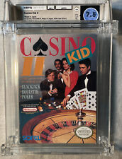 RARE WATA Graded 7.5 CIB Casino Kid 2 II NES Nintendo Cartridge Authentic 1993