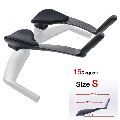 Carbon Time Trial Road Bike Handlebar TT Bar Rest Triathlon Handlebars Bike Part - Picture 15 of 40