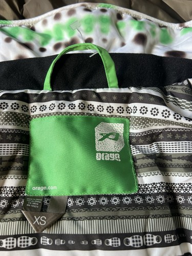 Orage Ski Jacket X Small Snowboarding Coat Insulated Puffer Polka Dot White Wint - Picture 8 of 11