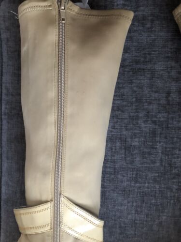 Boots Vintage Y2K Bellini RachelTaupe Urethane & Patent Leather Calf High Size 9 - Picture 9 of 16