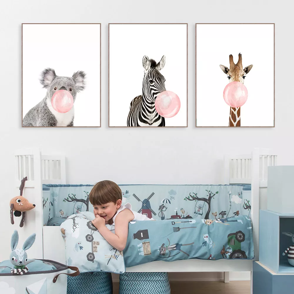 Baby room canvas wall art cheap
