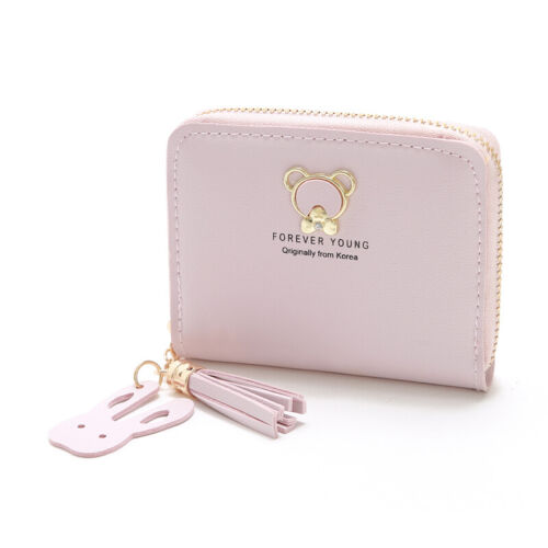 Women's Leather Coin Card Purse Cute Small Bag Zipper Wallet Clutch Mini Handbag - Picture 20 of 22