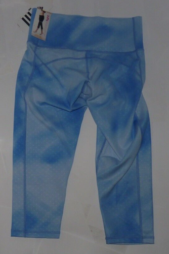 NEW ADIDAS Cloud Blue Mid Rise Leggings Pants Women S Small NEW NWT KK45 - Picture 2 of 2