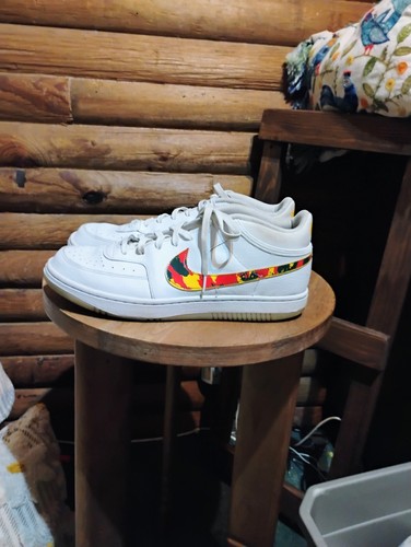 Size 13 - Nike Sky Force 3/4 White Red Camo - Picture 5 of 11