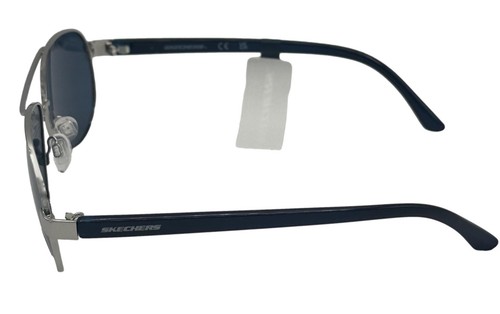 Gafas de sol Skechers para hombre brillantes ligeras de níquel aviador de metal. SE8096. 10V - Imagen 9 de 13