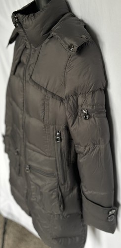 Calvin Klein Womens Mid Length Quilted Down Puffer Jacket Gray Sz Medium NWOT - Picture 6 of 10