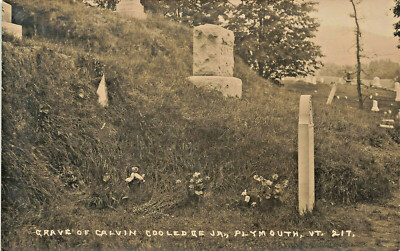 Two early photo postcards, President Coolidge’s life in Vermont Two early photo postcards, President Coolidge’s life in Vermont