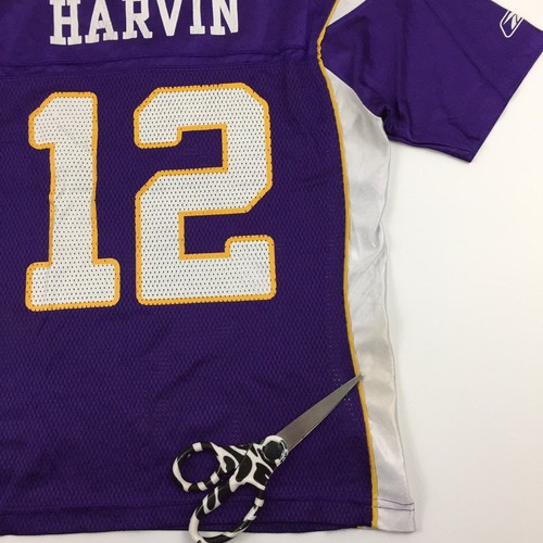 Minnesota Vikings Womens Jersey Percy Harvin #12 Reebok On Field NFL Football M - Picture 5 of 12