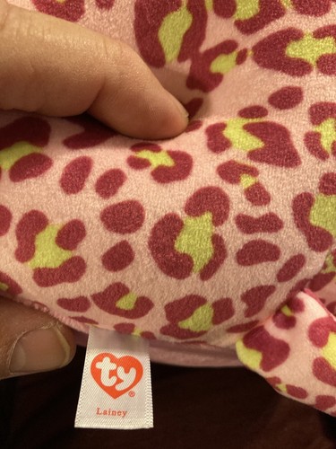 TY Squish-a-Boos 2021 LAINEY the Leopard Cushion Pillow 10” Tall - Picture 2 of 5
