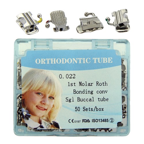 Dental Orthodontic Buccal Tubes 1st 2nd Molar Tubes Bondable Roth MBT 022 018 - Picture 117 of 187