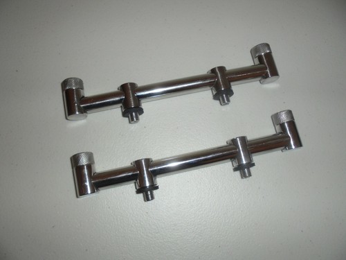 TMC 2 x 2 Rod stainless Steel 20cm buzz bars + 4 x stage stage stand bank sticks - Picture 2 of 4