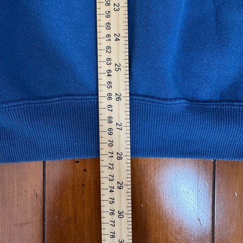 Vintage Lee Pullover Size 24W Heavyweight Blue Sweatshirt Made in USA - Picture 8 of 9