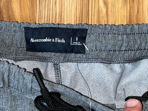 NWT Abercrombie & Fitch Men's The Traveler Hybrid Jogger Pant In Gray Size Small - Picture 8 of 12
