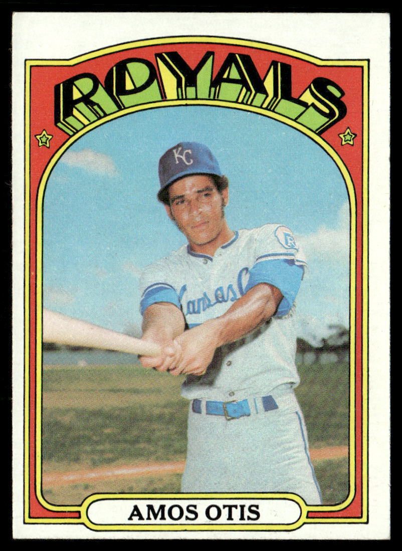 Amos Otis 1972 Topps #10 Kansas City Royals Baseball Card