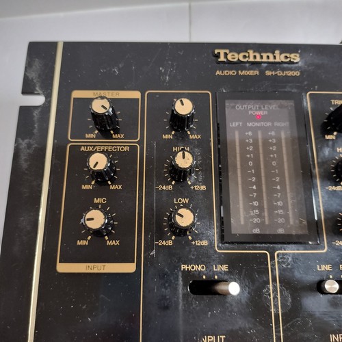Technics SH-DJ1200 Black Audio DJ Mixer DMC Ships from Japan - Picture 3 of 13