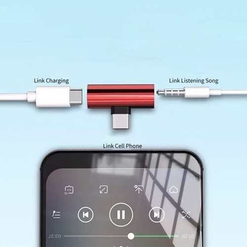 USB C to Aux-Audio Dongle Adapter Fit for S23-S22 S21-S20 Ultra-S10 Note 20-10 - Picture 10 of 21
