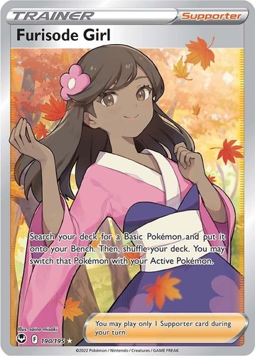 Furisode Girl - 190/195 - PSA 10 - Full Art - Silver Tempest