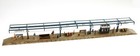 Modelleisenbahn Bahnsteig Gebäude, Tunnels, Brücken