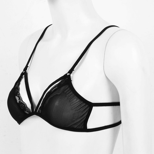 Women's Unlined Lace Bra Tops Cupless Bustier Bra Sexy Bralette Hollow Lingerie  - Bild 36 von 101