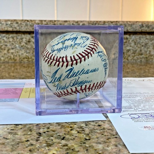 Boston Red Sox Team 1955 handsigniert signed Baseball JSA LOA J. Piersall Jensen - Bild 8 von 12