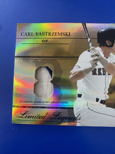 2005 Leaf Limited- Legends # LL-14 # 5/25 Carl Yastrzemski Jersey Patch -2 color - Picture 3 of 8