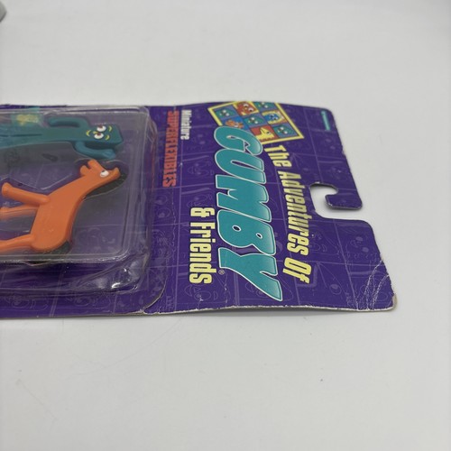 Gumby & Friends 1996 Pokey Figur Miniatur Superflexibles Trendmasters Spielzeug Set - Bild 4 von 8