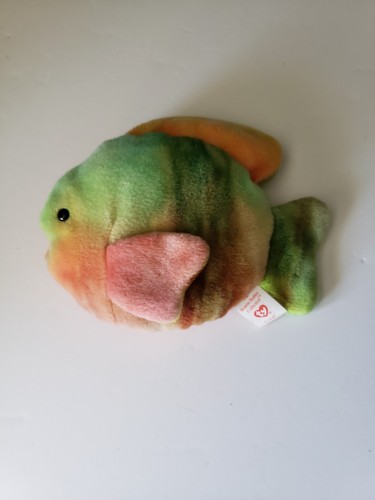 TY Beanie Babies - CORAL der Fisch - Stofftier Spielzeug - ohne Hängeetikett