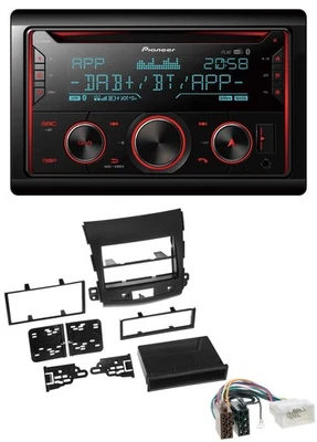 Pioneer 2DIN DAB MP3 Bluetooth USB CD Autoradio für Citroen C-Crosser Mitsubishi - Bild 1 von 4
