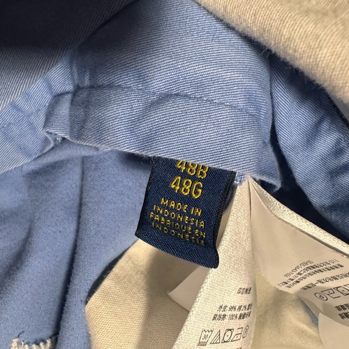 Polo Ralph Lauren Mens Size 48 Shorts Blue Fish Stretch Classic Fit Chino 4302 - Picture 9 of 11