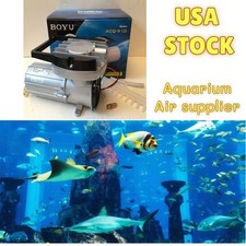 Aquarium Hydroponics Air Pump Fish Tank DC12V 120W 160LPM Permanent Magnetic