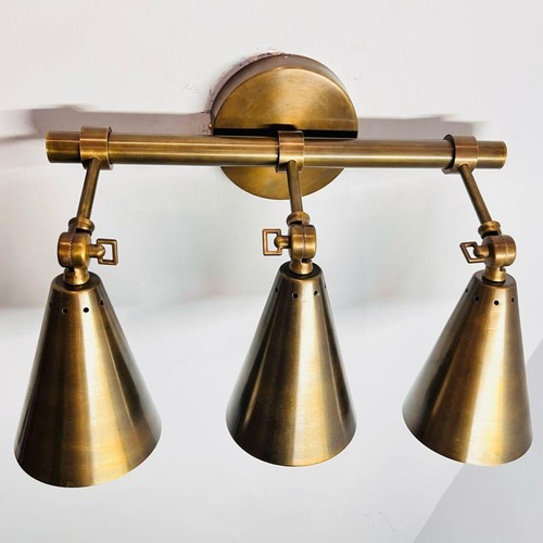 Adjustable Mid Century Wall Light-Brass Sconce -Vintage Wall Lamp for Home Decor - Picture 3 of 9