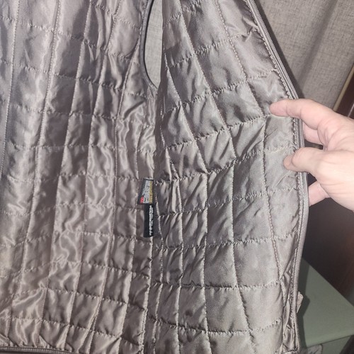 Wilsons Leder Damen XL durchgehender schwarzer Trenchcoat Thinsulate ultra schwer - Bild 15 von 24