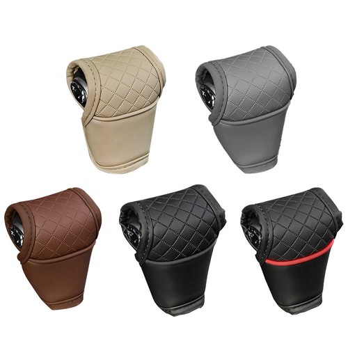 Car Gear Shift Cover PU Leather Shift Lever Cover Gearbox Shifter Knob Protector - Bild 1 von 65