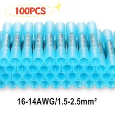 100x Heat Shrink But Connector Waterproof Electrical Wire Marine Butt Splice