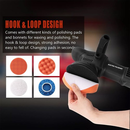 Dual Action Car Polisher 920W Orbital Buffer Sander Polishing Machine 125mm Pads - Picture 11 of 19