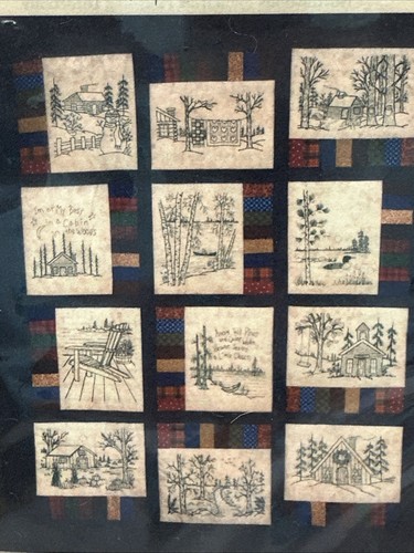 Northwoods Memories Quilt & Stickmuster #1313 Beth Wellington House - Bild 2 von 5