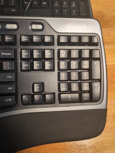 2 Microsoft Natural KU-0462 Ergonomic Keyboards 4000 v1.0 Black USB Wired - Bild 4 von 14