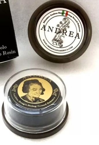 Colofonia para violonchelo Andrea Solo, cuerda de arco, rara antes de cambiar su marca como Cecilia NUEVA - Imagen 4 de 4