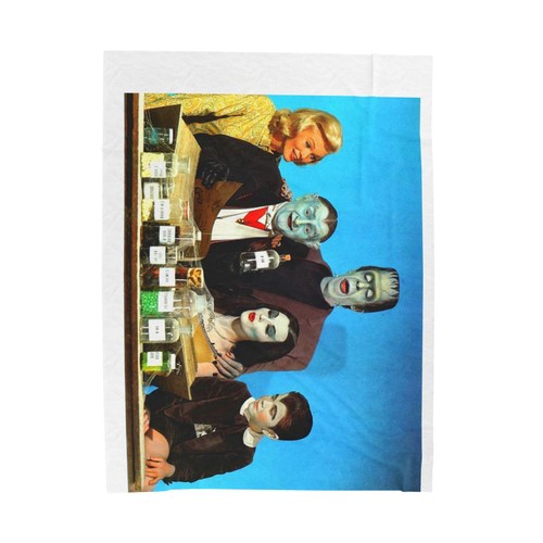 The munsters Plush Blanket, Cozy Throw Ladies Fun Blanket Art Decor KIds Room - Picture 12 of 15
