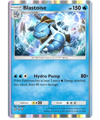 #ad A1 Blastoise 3 Diamond Holo Card ♢♢♢ FREE CARD SHARE Pokémon TCG Pocket EUR 1.00