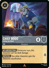 Disney Lorcana TCG Whispers in the Well Chief Bogo - Calling the Shots 185/204