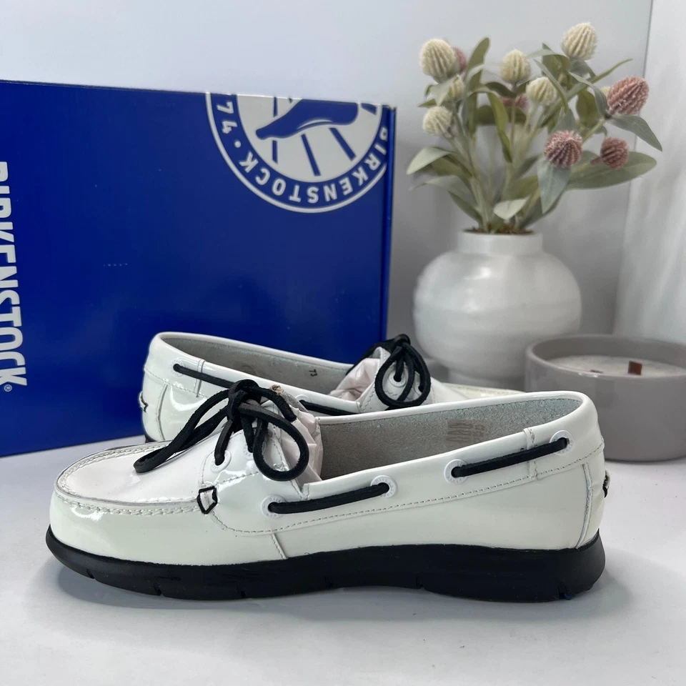 Birkenstock Tennessee Patent Leather Loafer Regular Fit Women's 5/EU 36 NWB FLAW - Image 4 of 4