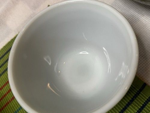 Pyrex Vintage Verde Floral Square Mixing Bowls complete set 401-404 (B) - Picture 4 of 13