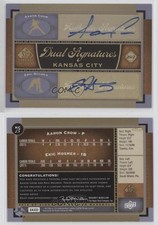 2012 SP Signature Edition Dual Signatures Aaron Crow Eric Hosmer #KC15 Auto