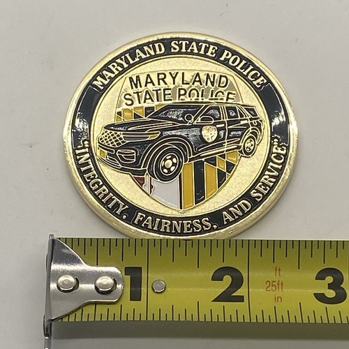 Maryland State Police Worcester County Oversized Shark Challenge Coin Trooper - Bild 11 von 15