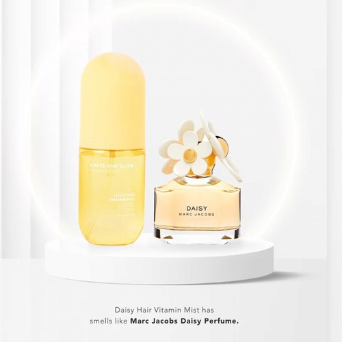 Grace & Glow Daisy Hair Vitamin Mist | Keratin + Vitamins | Sweet Scent 3x100ml - Picture 5 of 9
